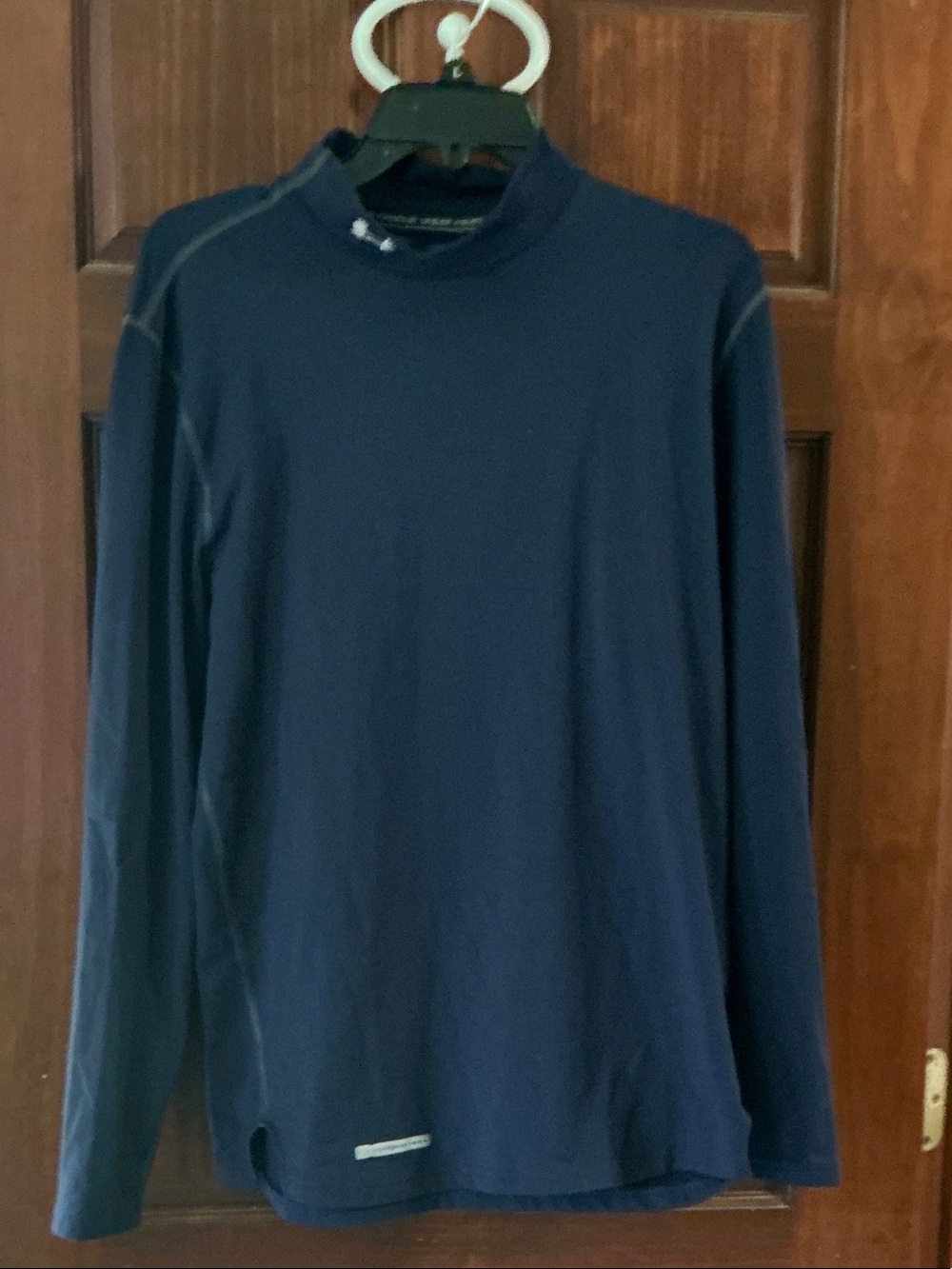 Under Armour Men's Navy Mock Neck Performance Sweater